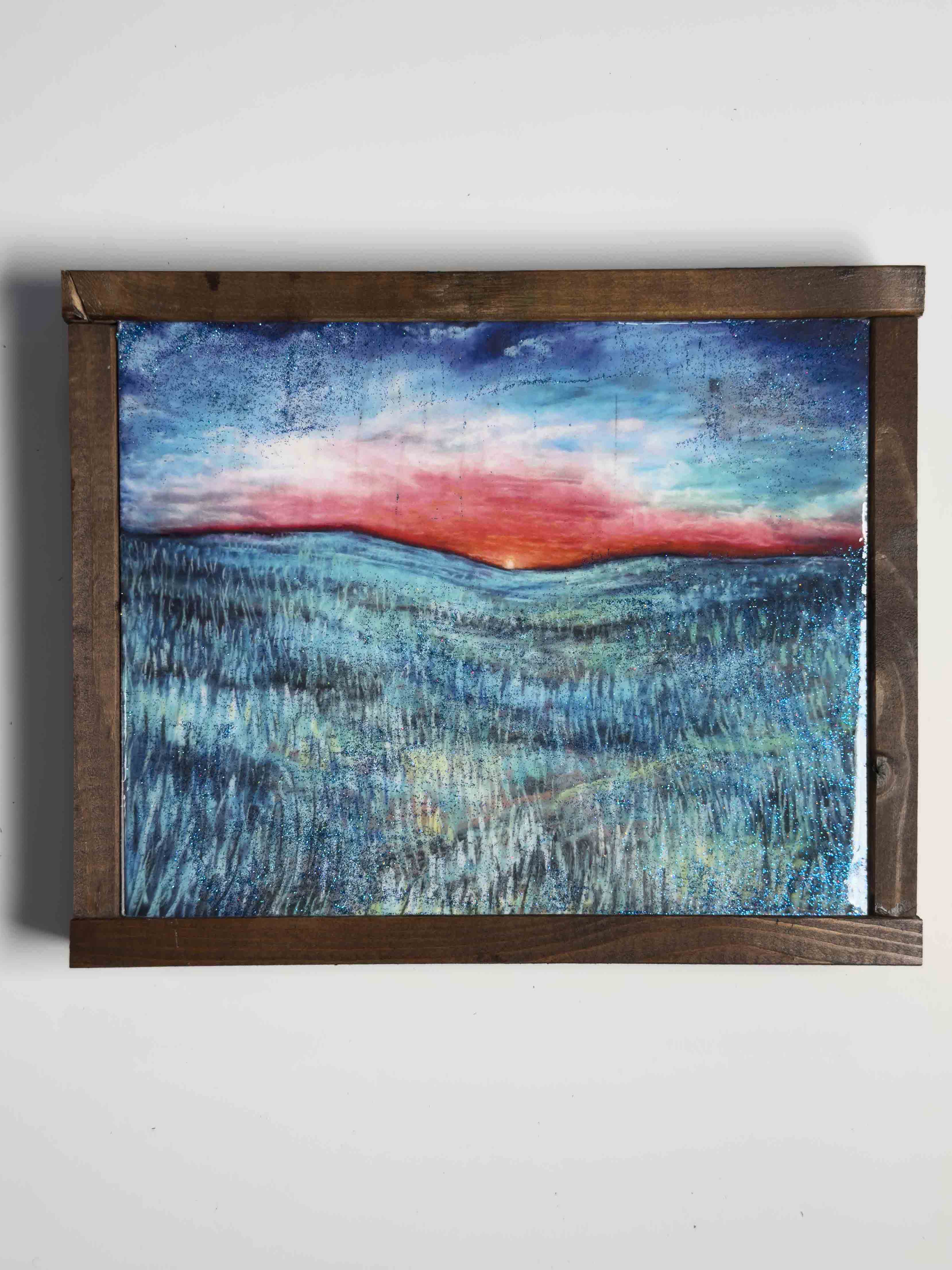 Sunny Pasture (Pastel Landscape Study VII)