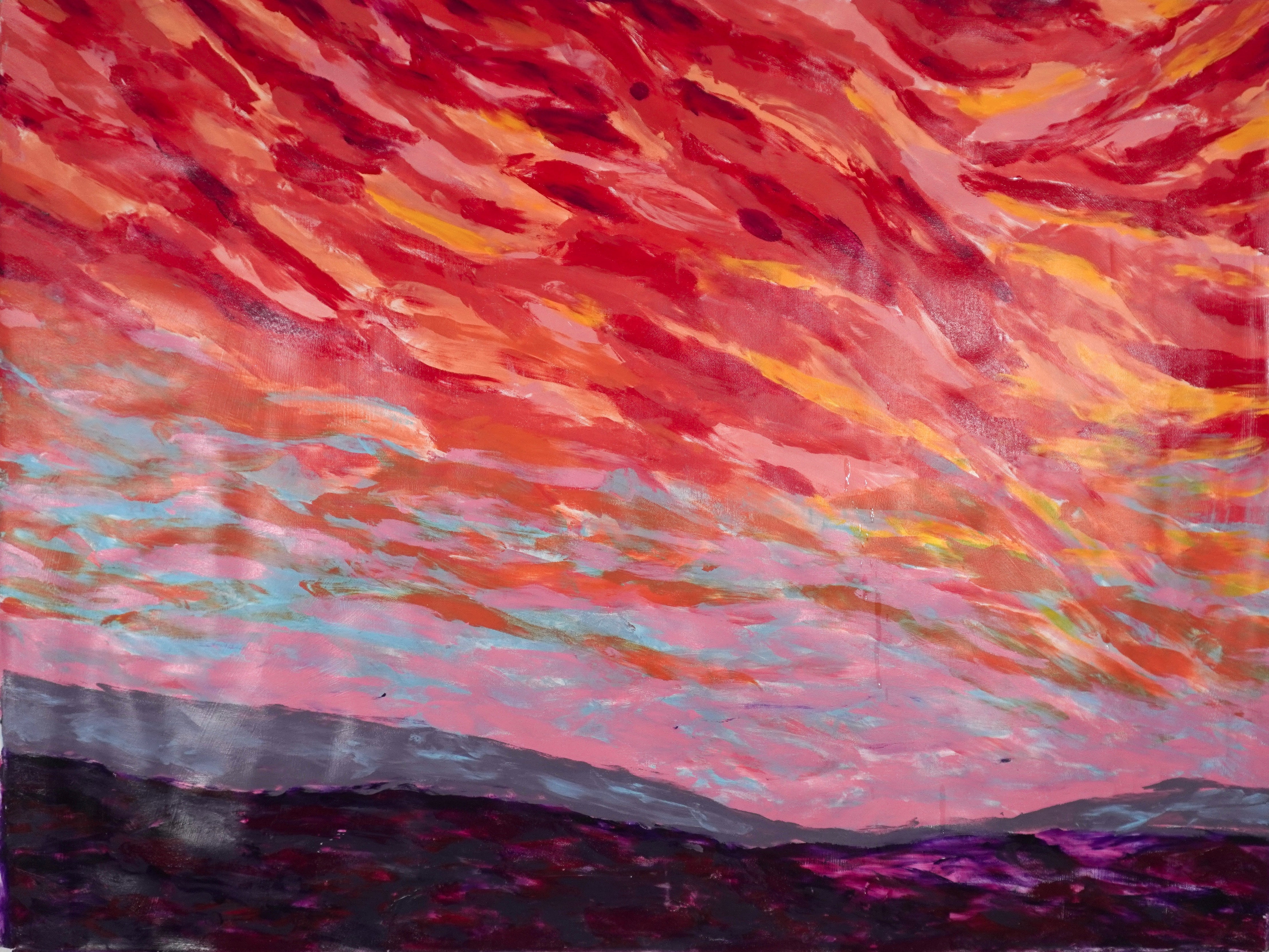 Burning Horizon (Landscape Study lll), 2023