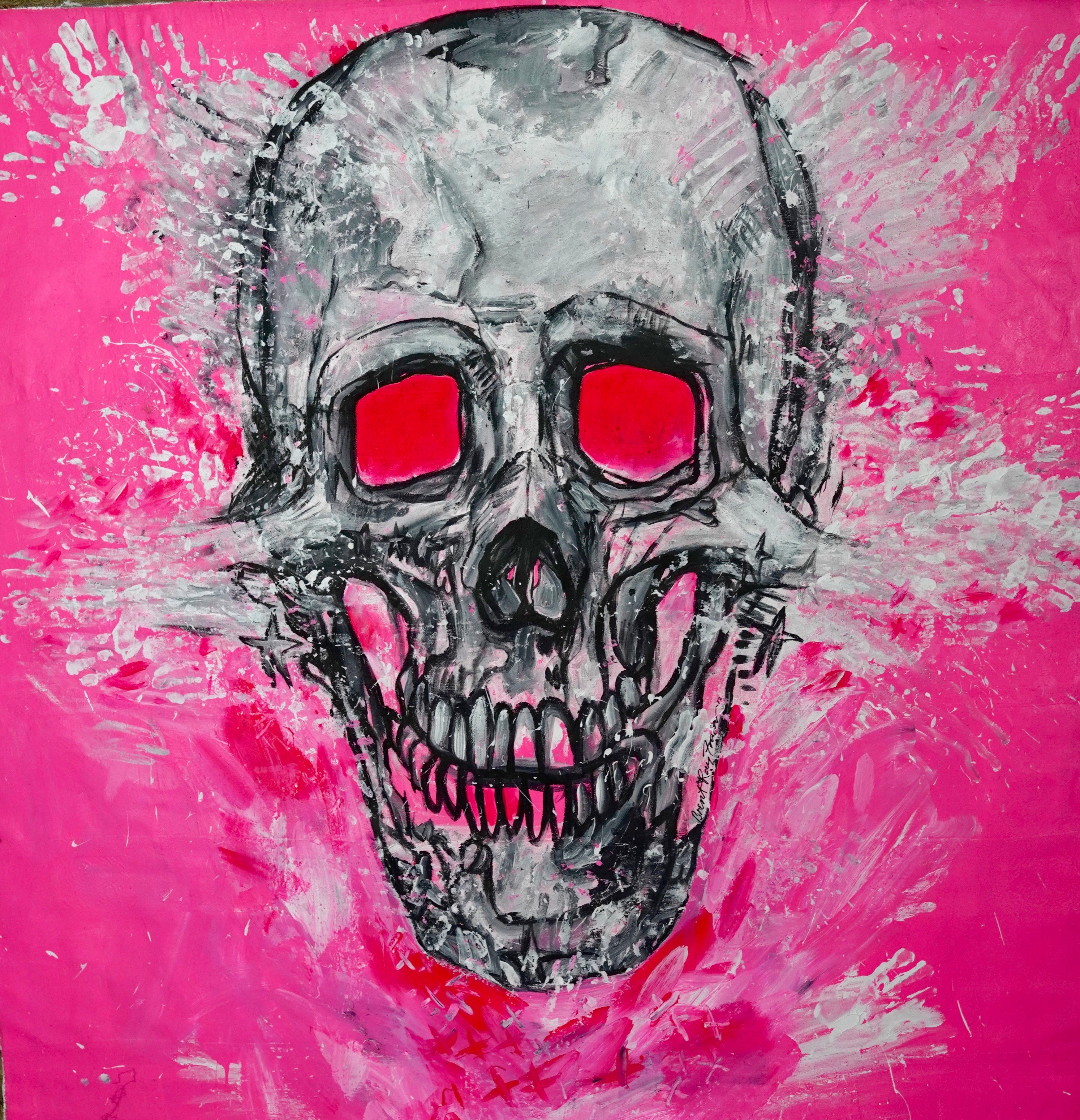 Skull Study V (2012) (Pink)