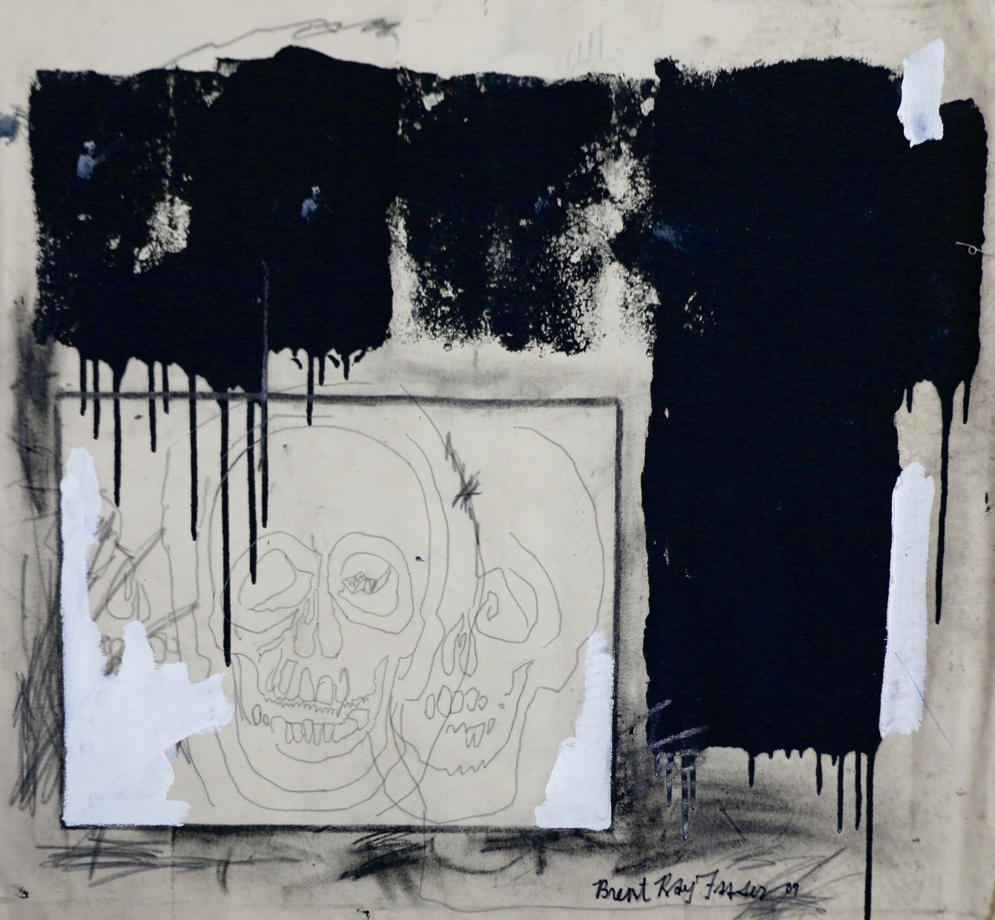 Skull Study l (2010) (Warhol / Black)