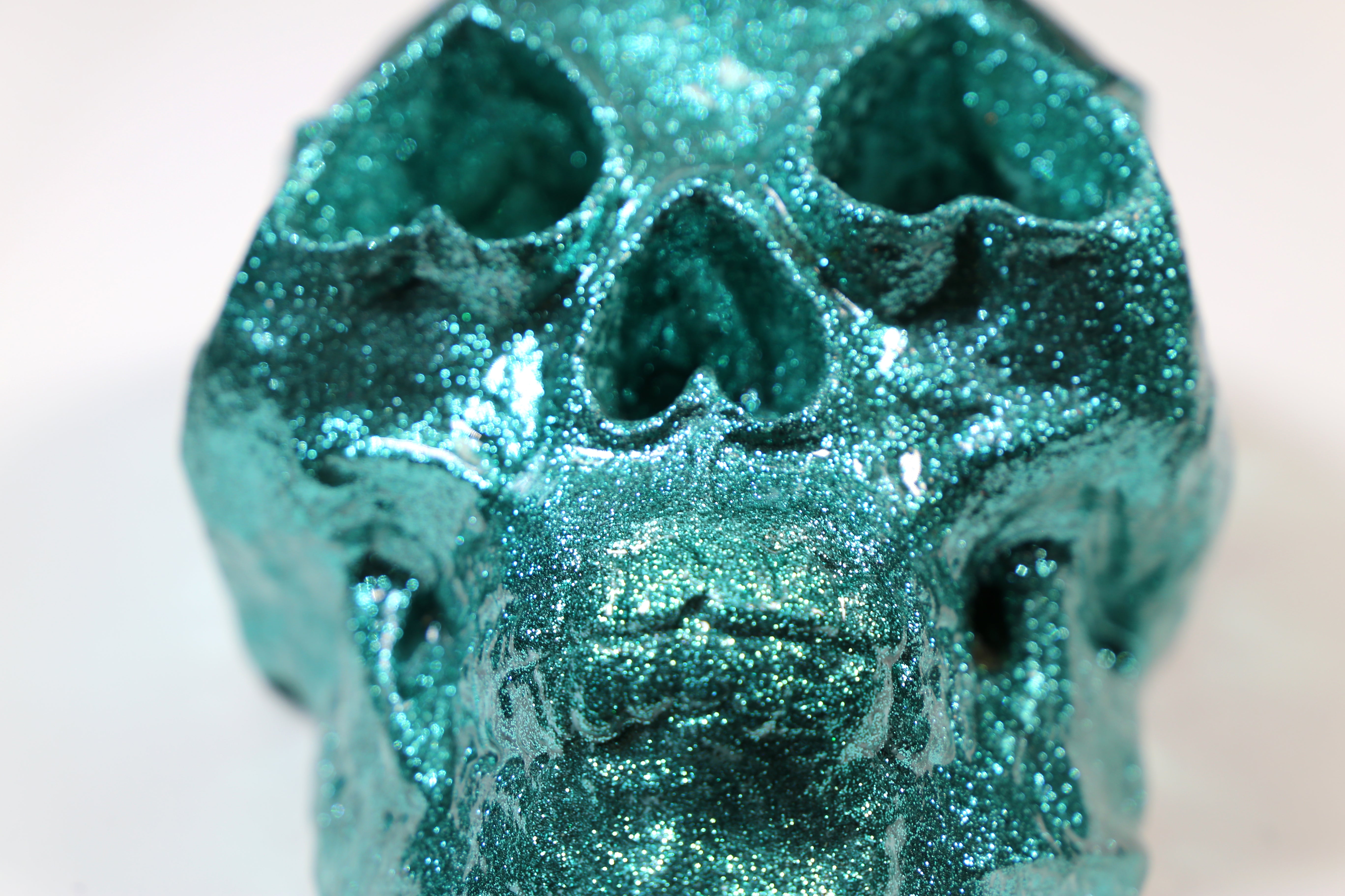 Love Skull Cast lX (2018) (Aqua Sparkle Resin)