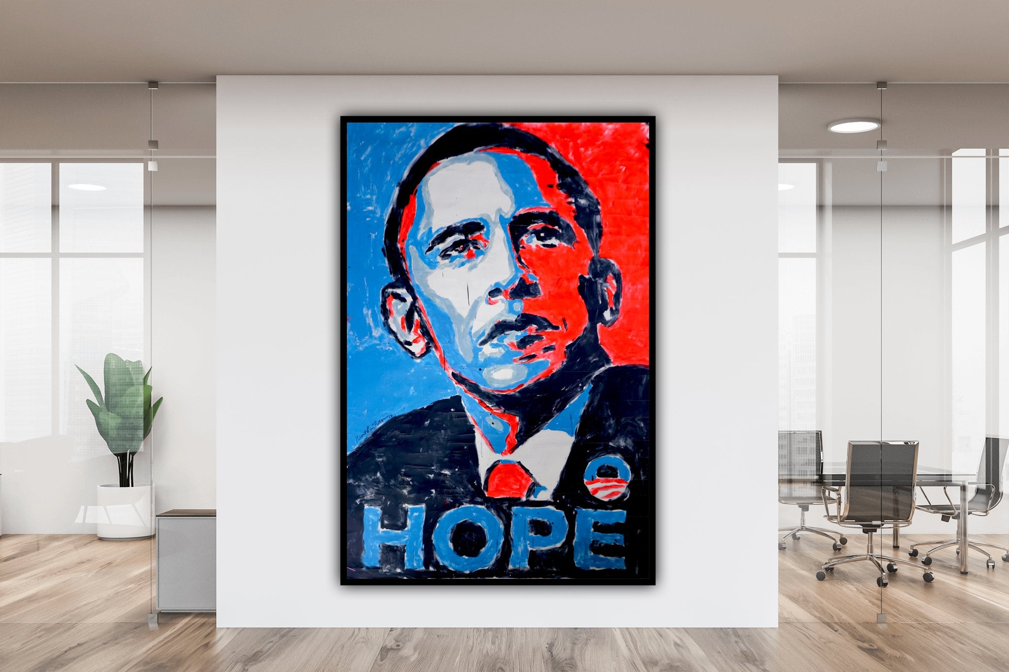 Shepard Fairey's HOPE (2015)
