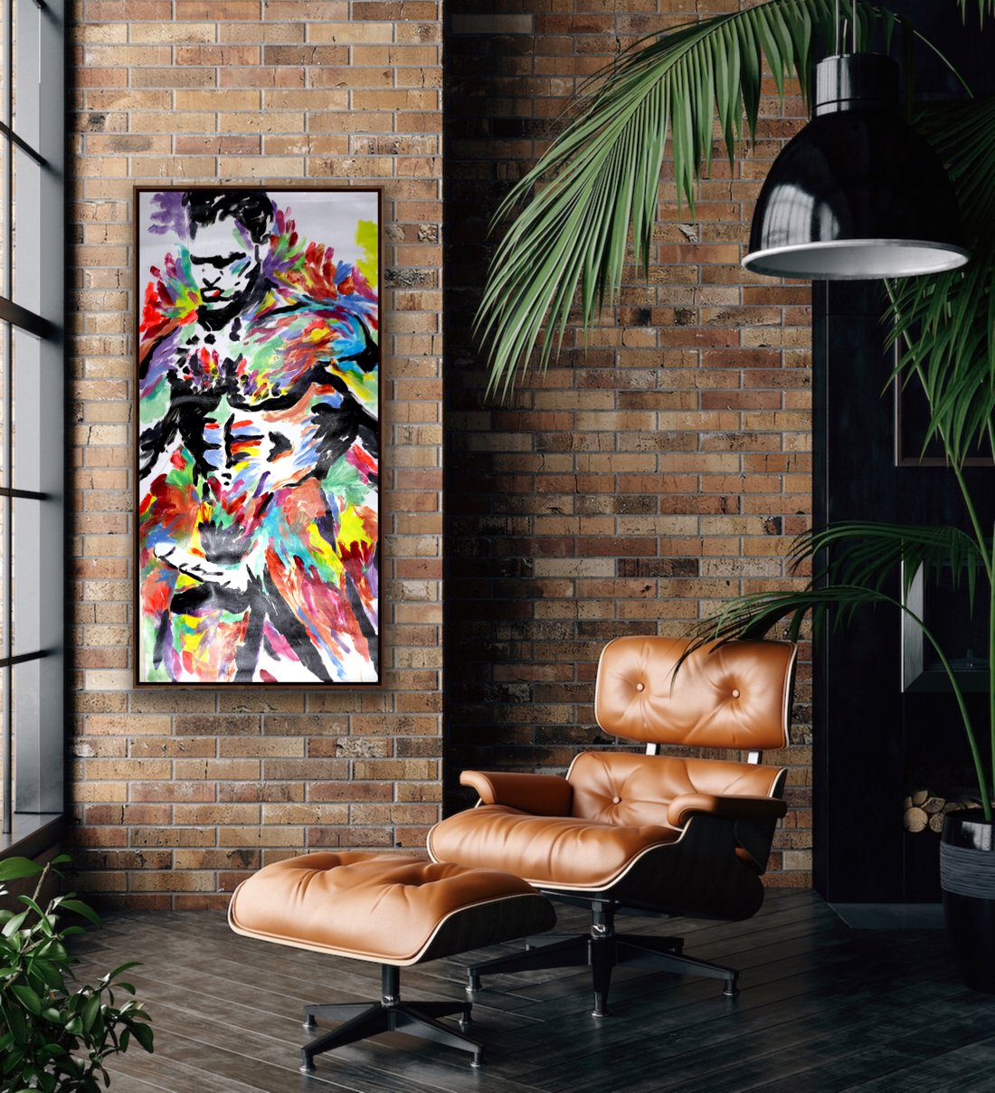 Colour Eruption (Self Portrait), 2013 - By Brent Ray Fraser