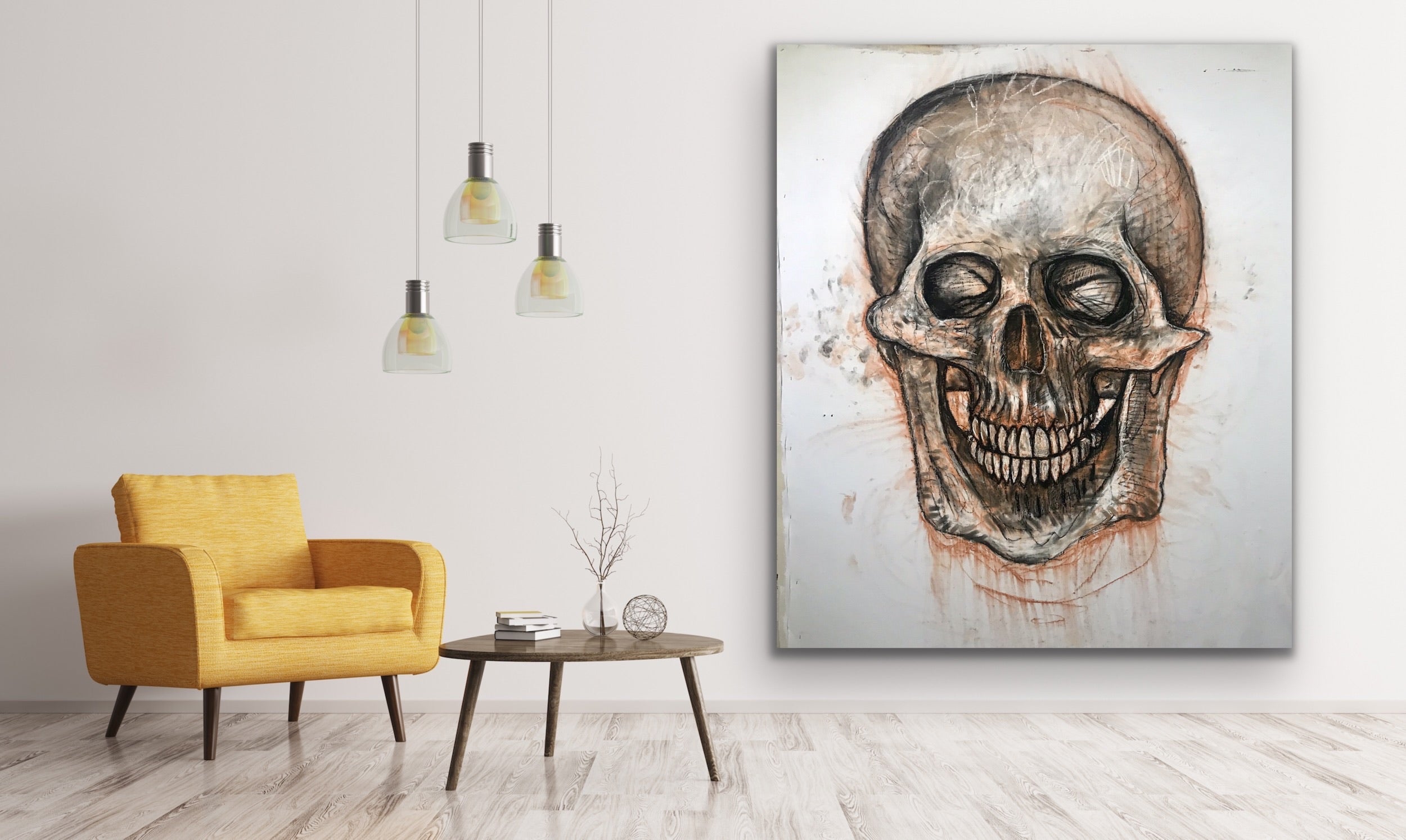 Skull Study l (2019) (Anatomical Drawing)