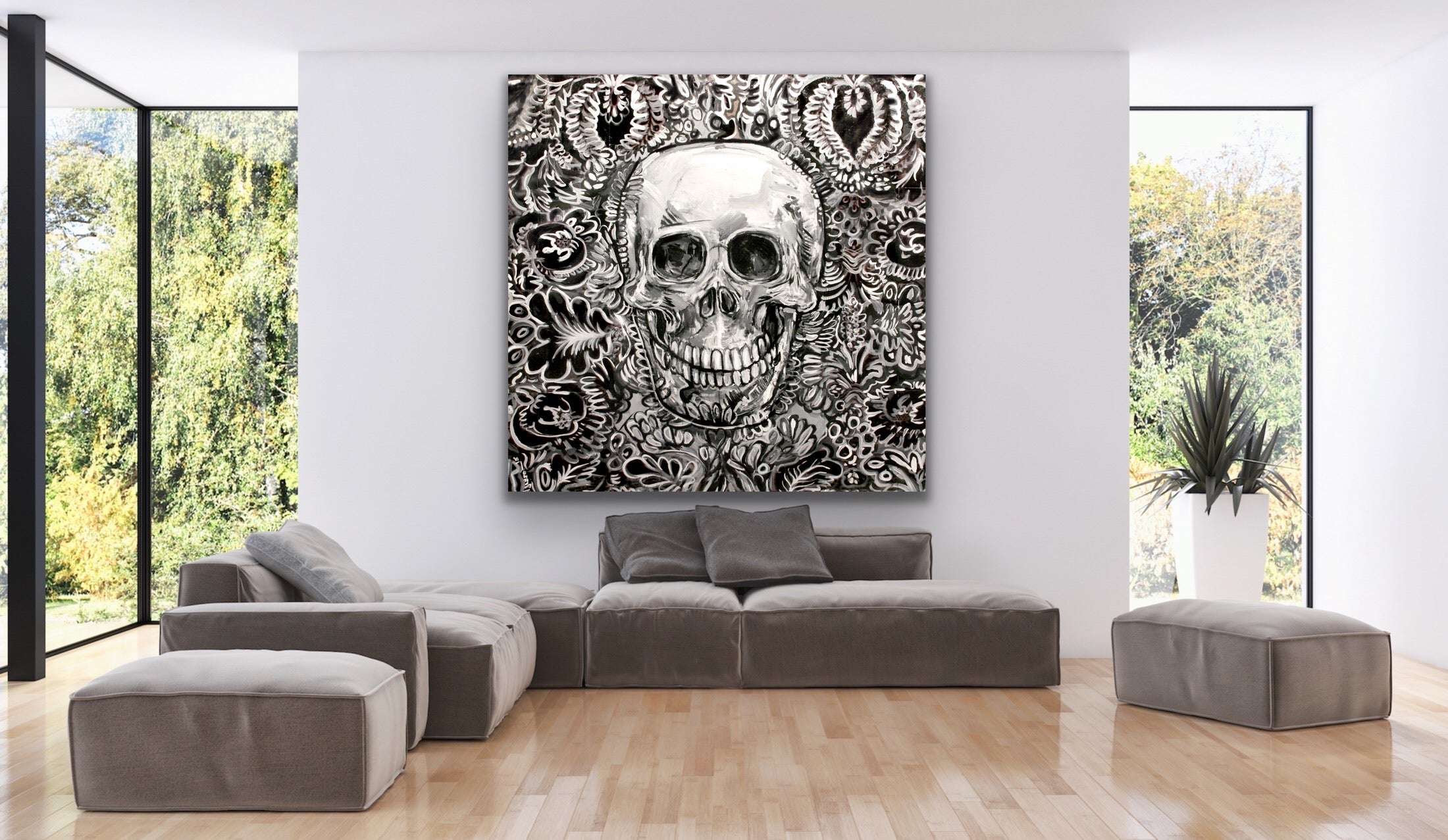 Skull Study l (2015) (Fern)