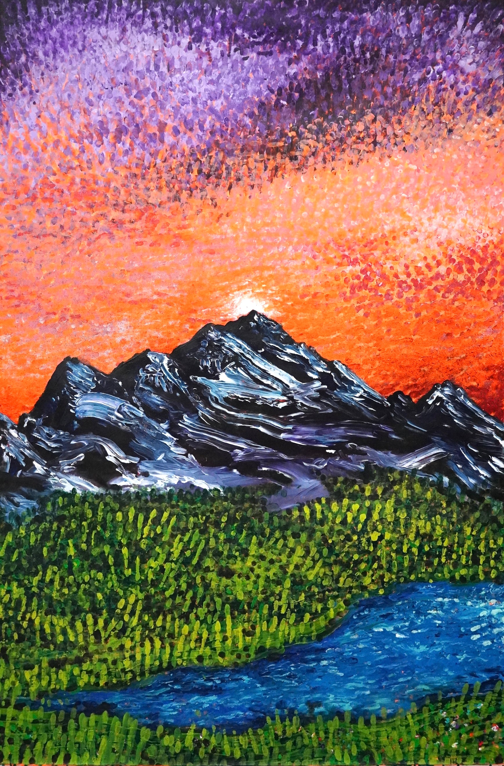 Summit Echo (Mountain Study IV), 2025