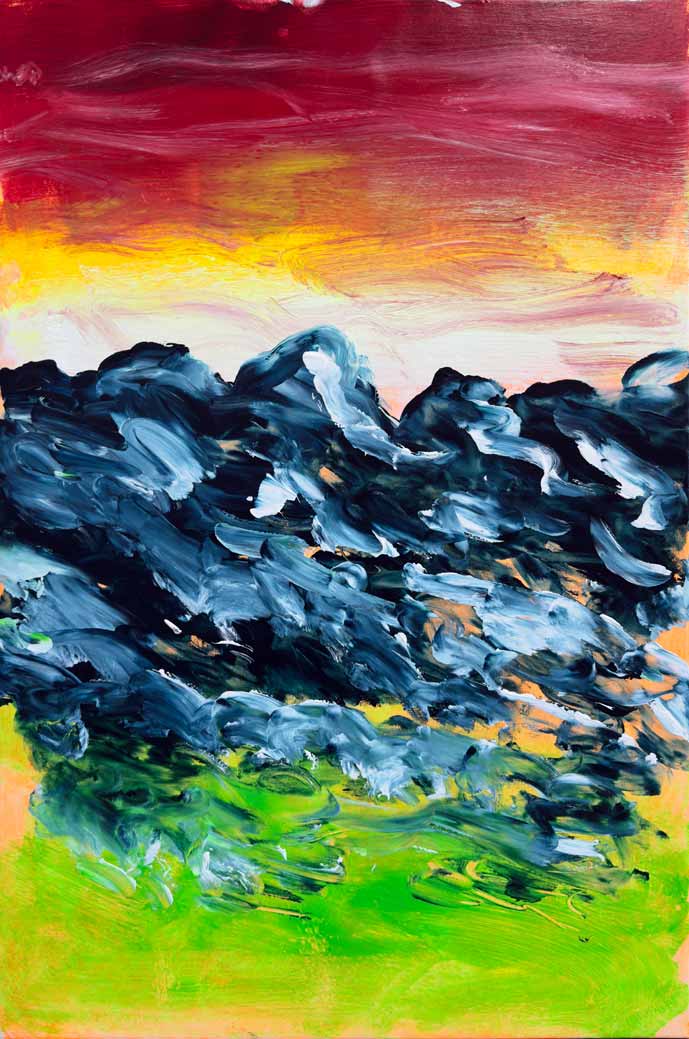 Alpine Light (Mountain Study Vlll)