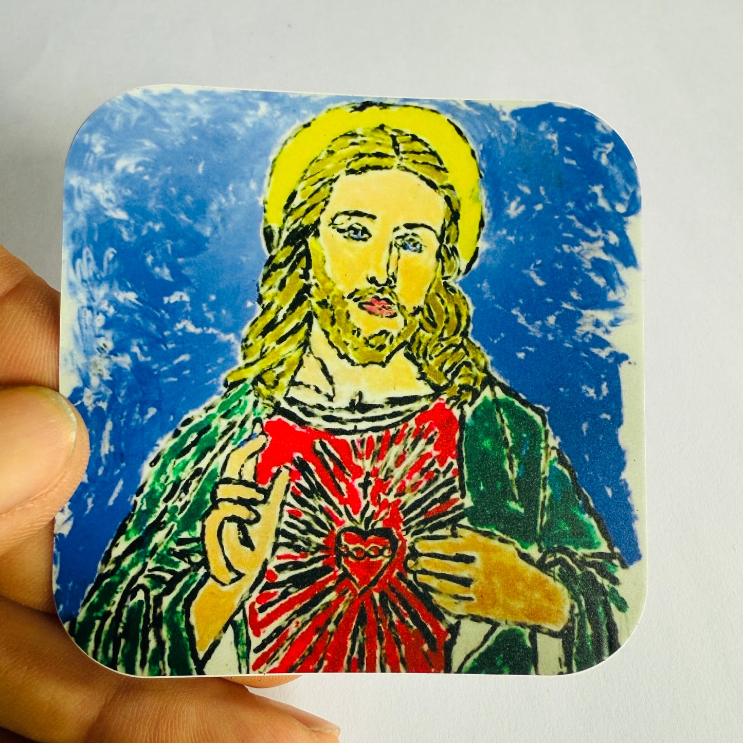 Sacred Heart Penis Painting