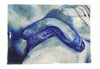 Magnetic Nude Self Portrait 4 blue 5x7 - 2024