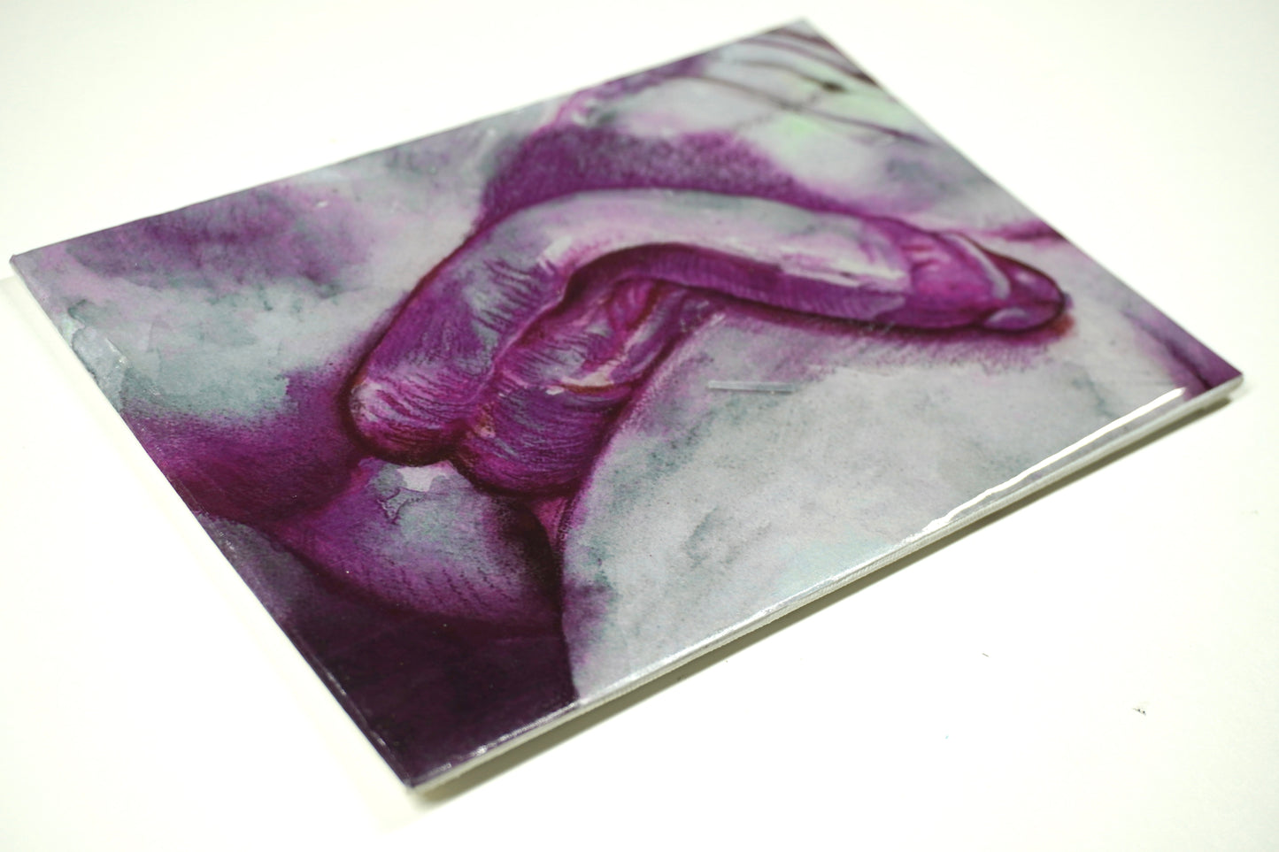 Magnetic Nude Self Portrait 4 pink 5x7 - 2024