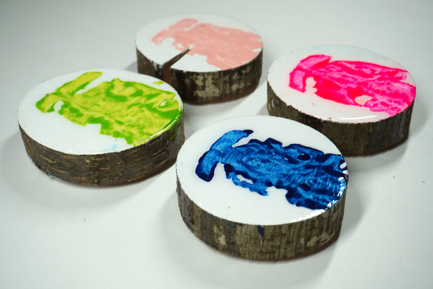 Tree Trunk Shaft Coaster hot pink - 2024