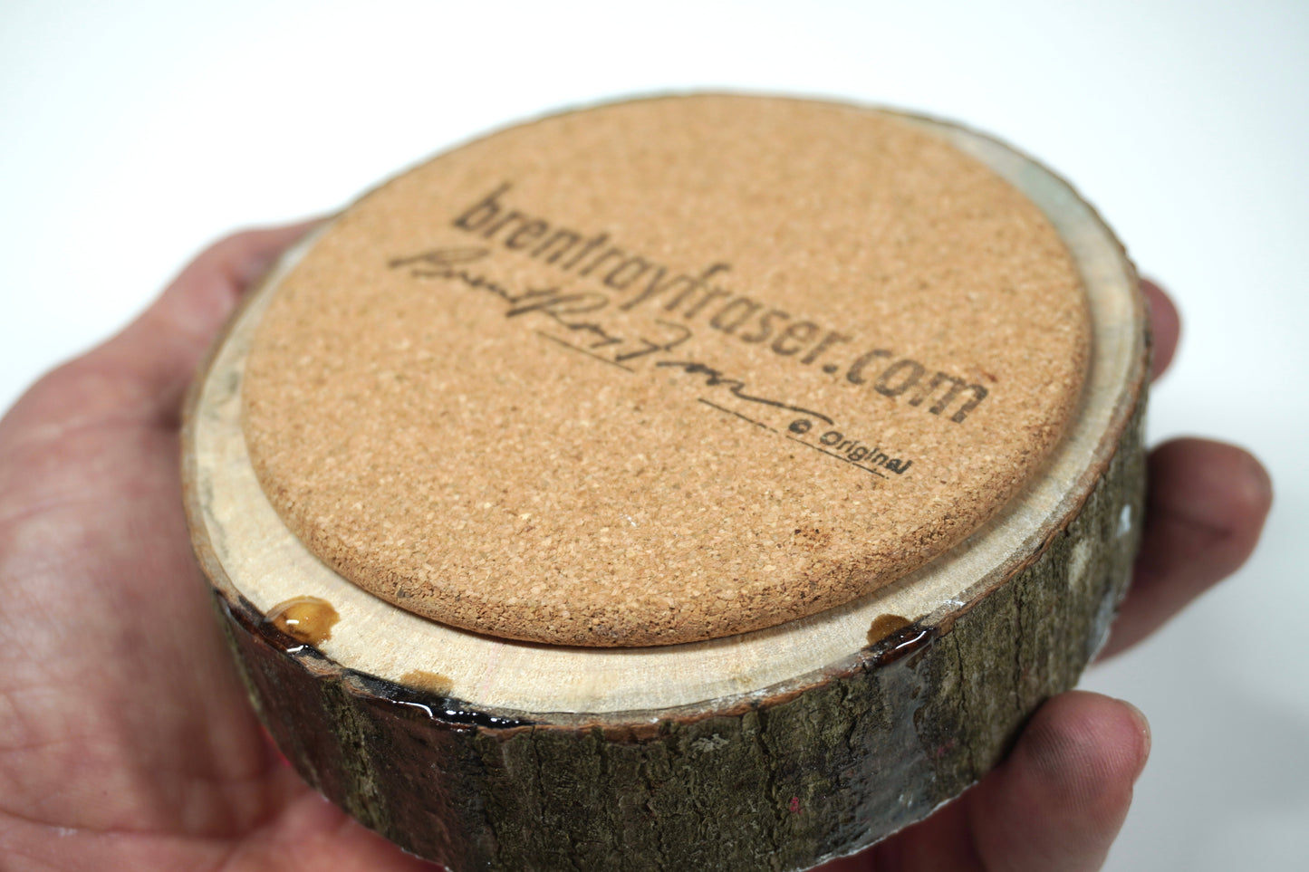 Tree Trunk Shaft Coaster pale pink - 2024