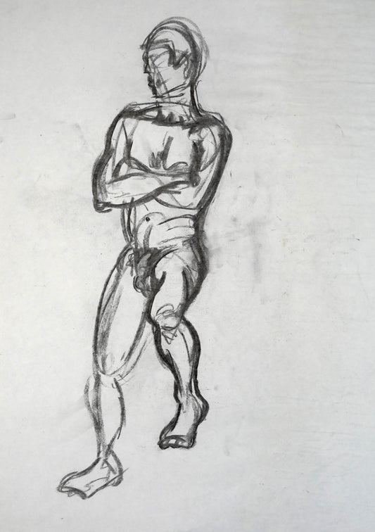 Male on Stool, 2000