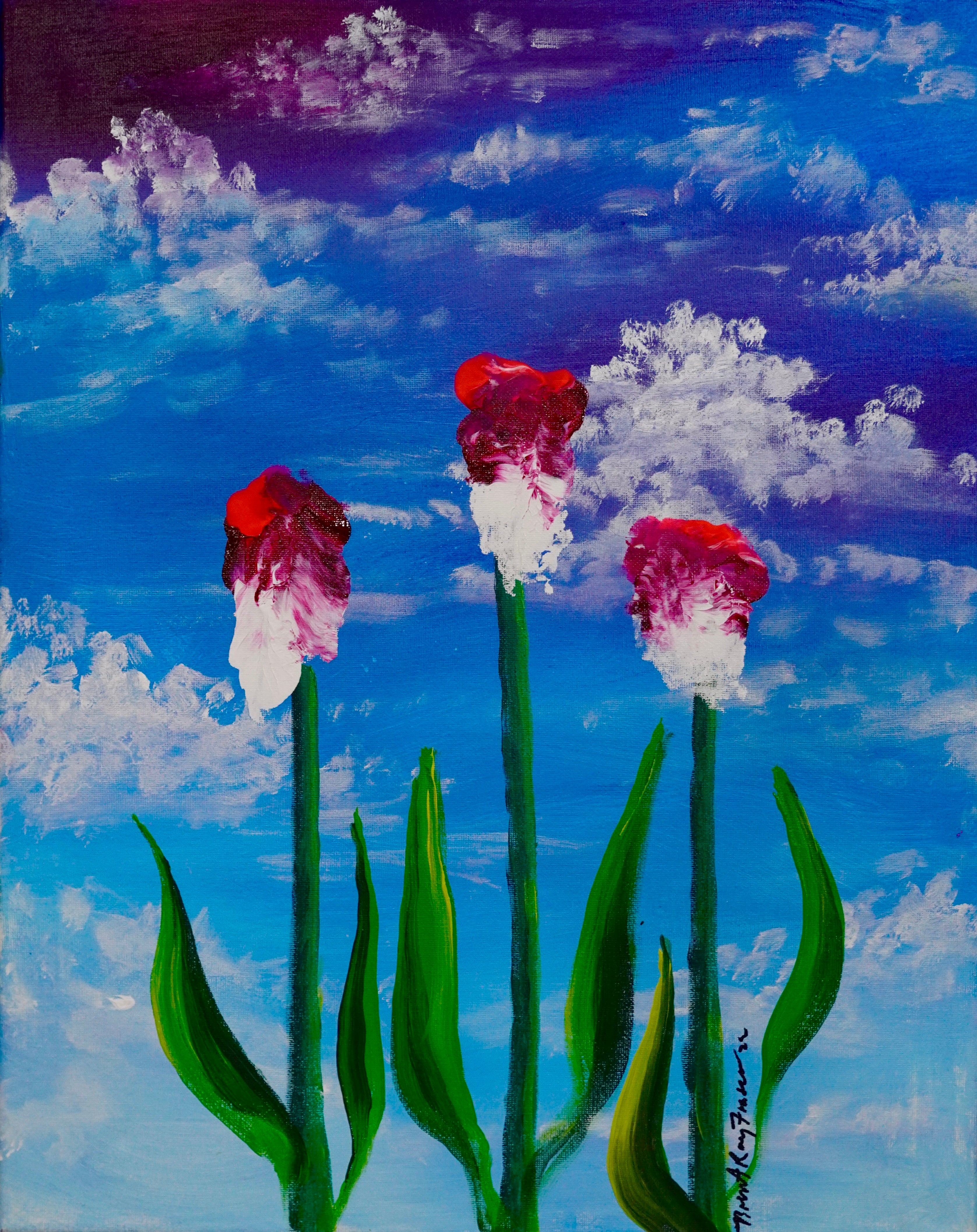 Three Tulips, 2022