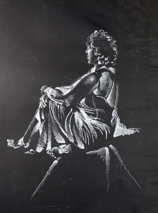 Woman in White Dress, 1999