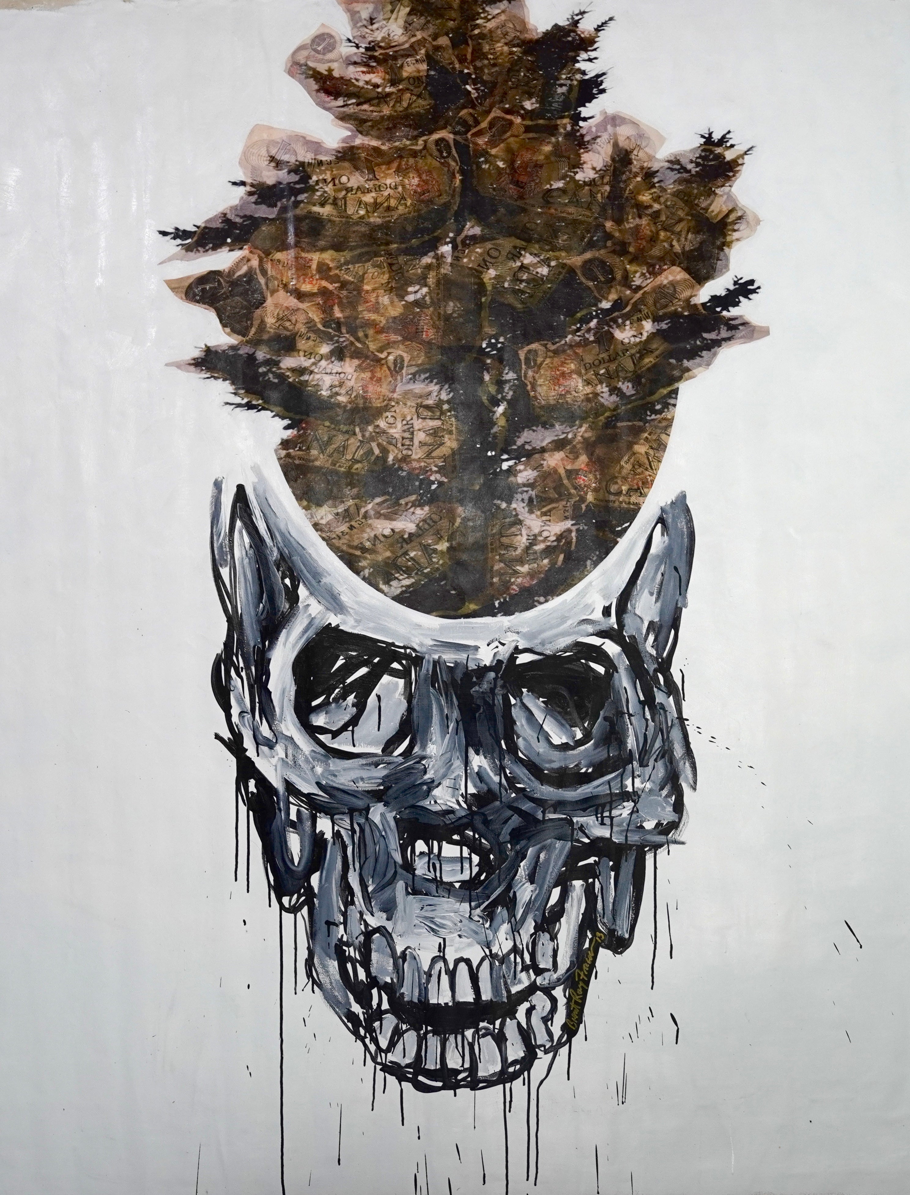 Skull Study Vlll (2012) (Money Tree)