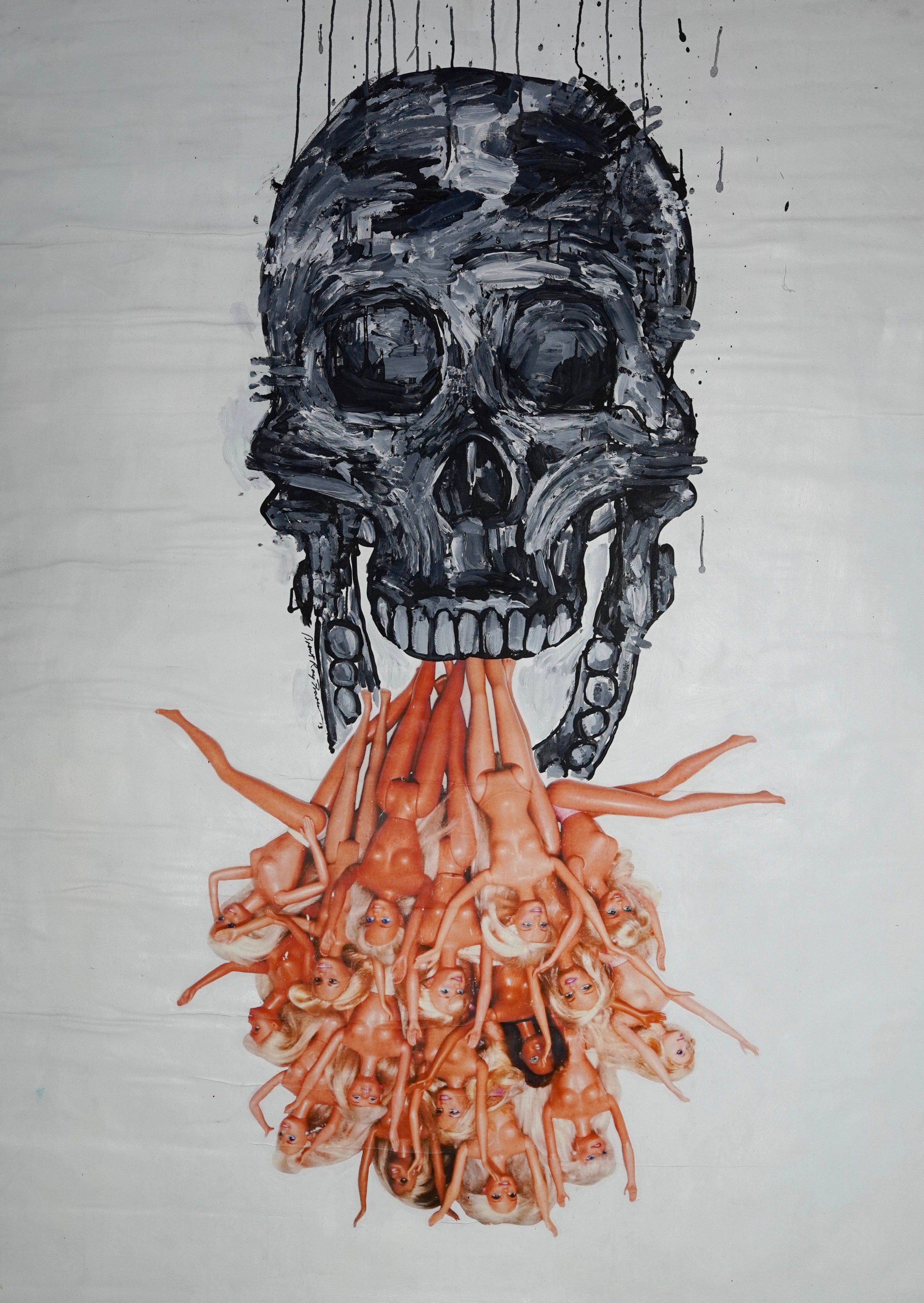 Skull Study lll (2012) (Barbies)