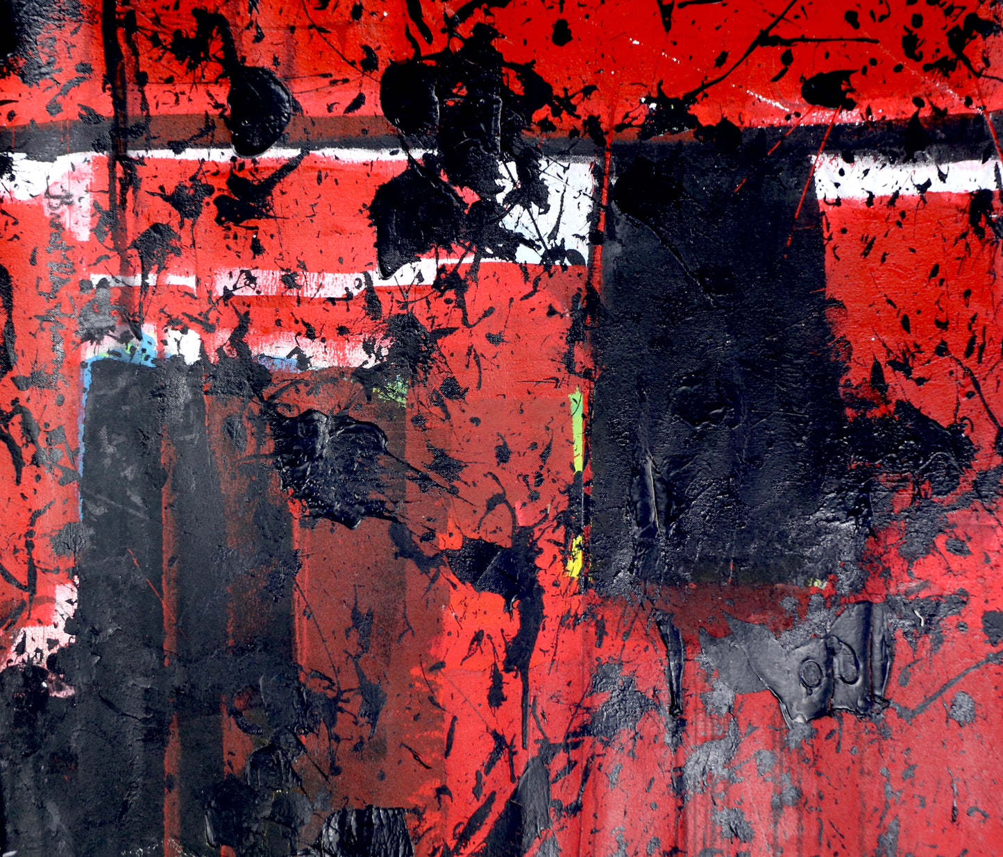 Red & Black Abstraction, 2007