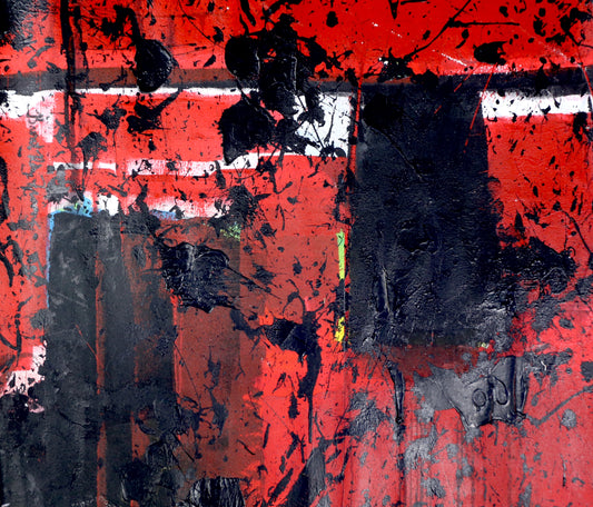 Red & Black Abstraction, 2007