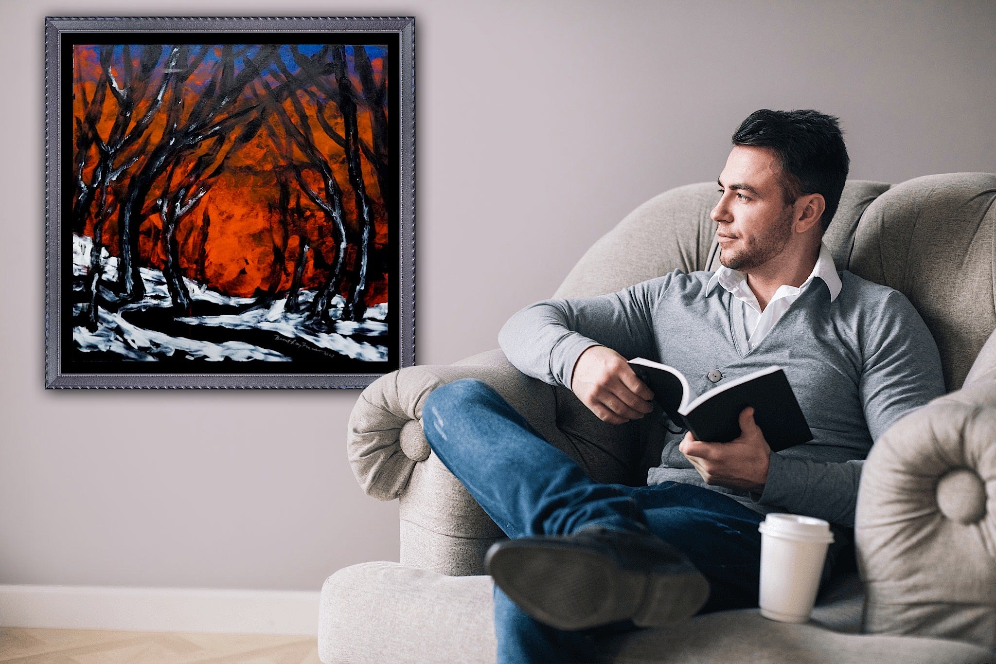 Winter Scape Sunset #01, 2023