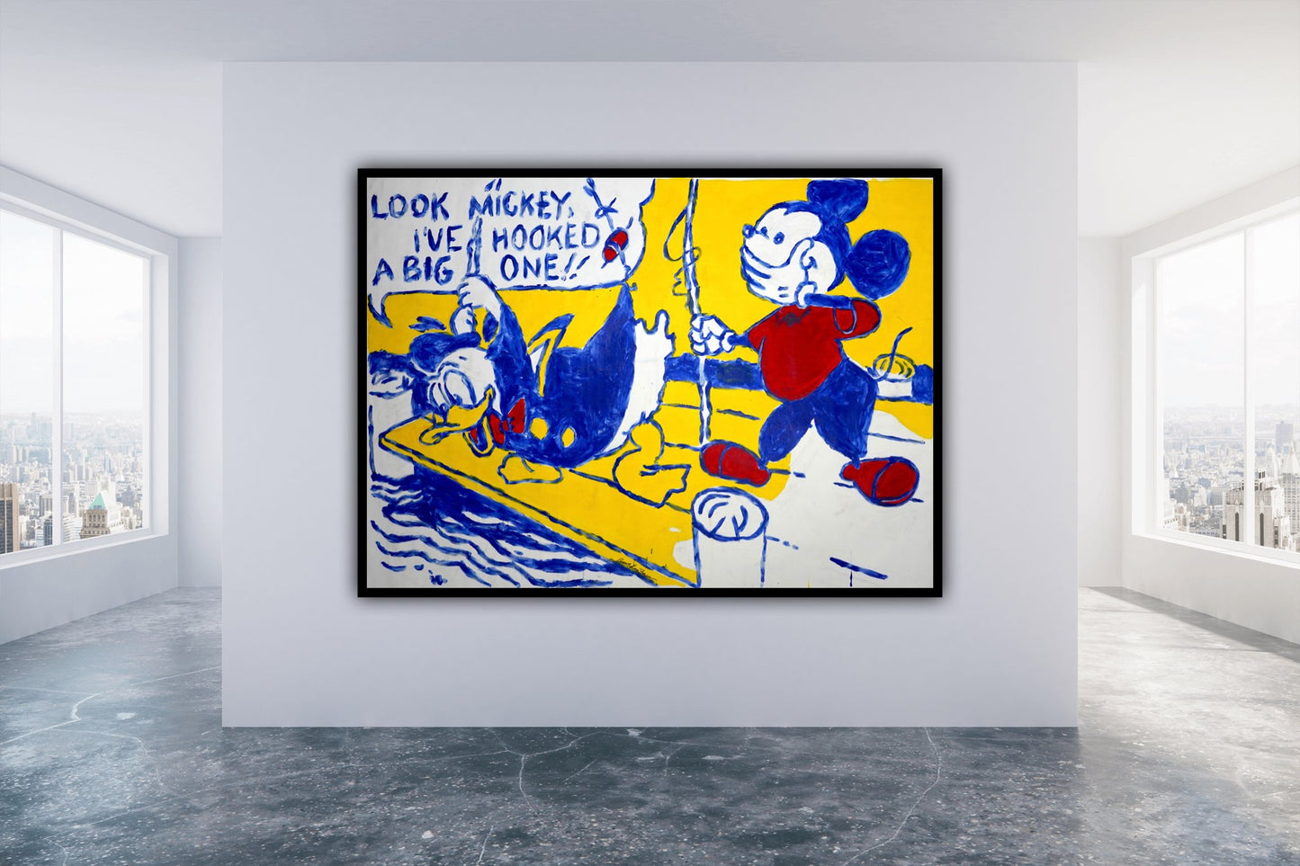 Look Mickey I've Hooked A Big One, 2015 - By Brent Ray Fraser