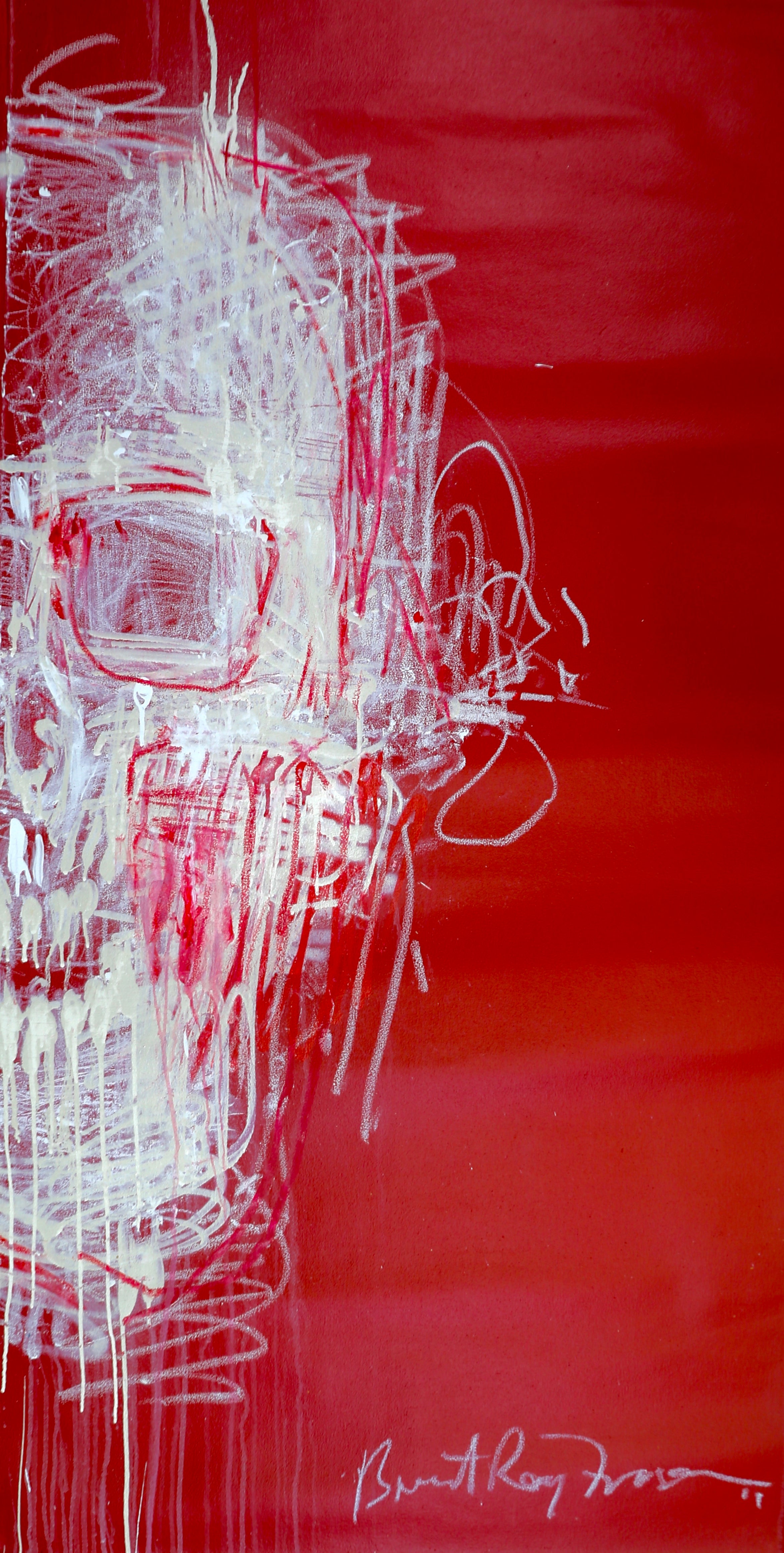 Skull Study XlV (2012) (Diptych)