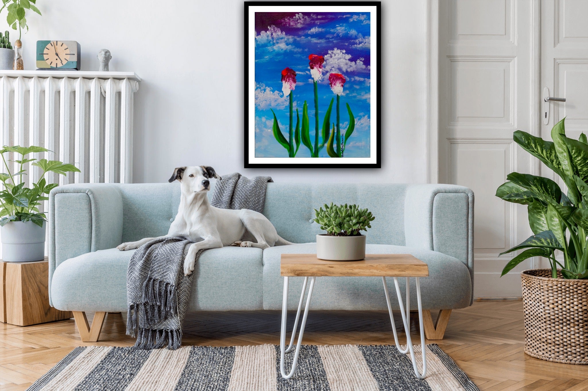 Three Tulips, 2022