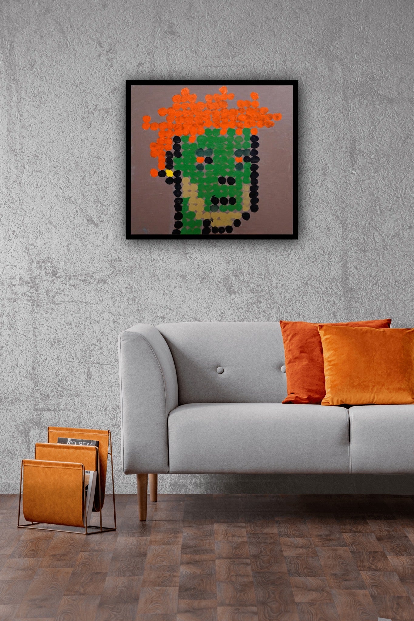 Crypto-Punk Point Portrait Study XIII (2021)