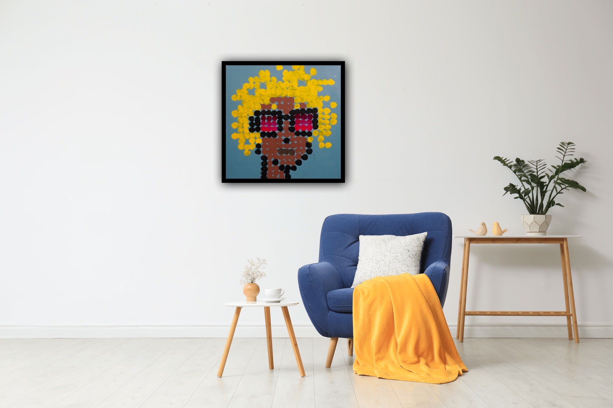 Crypto-Punk Point Portrait Study XII (2021)