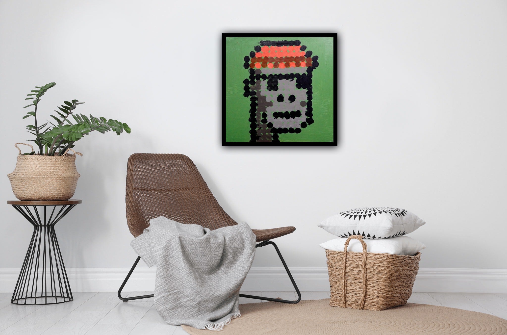 Crypto-Punk Point Portrait Study VII (2021)
