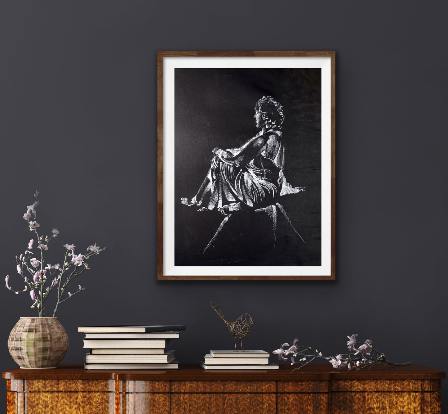 Woman in White Dress, 1999