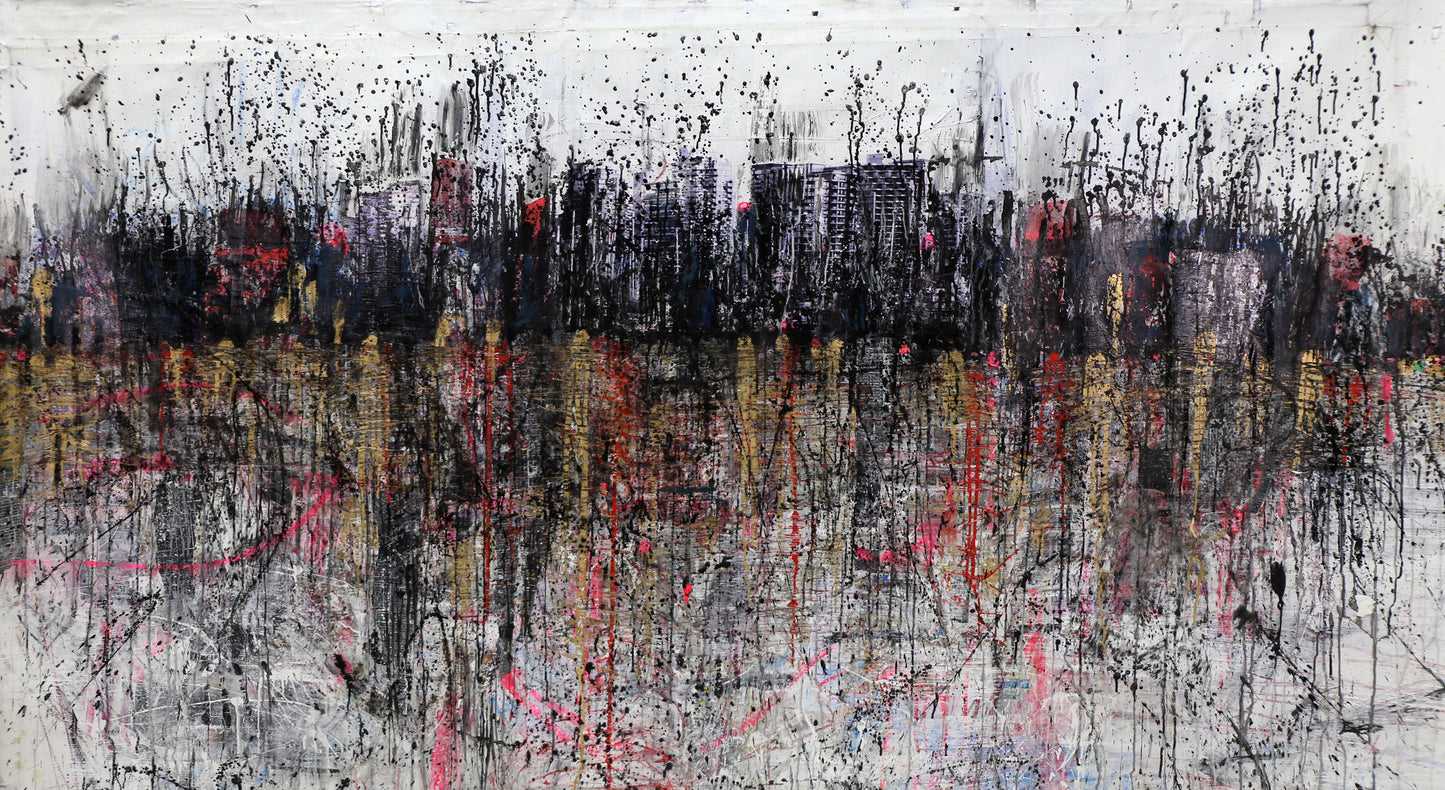 Rainy Vancouver Cityscape, 2017